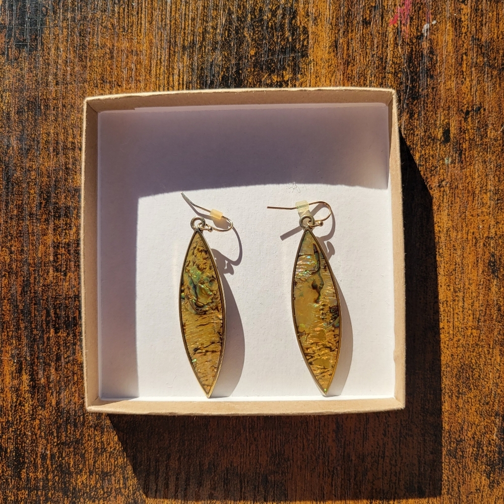Tear drop Opal Earrings